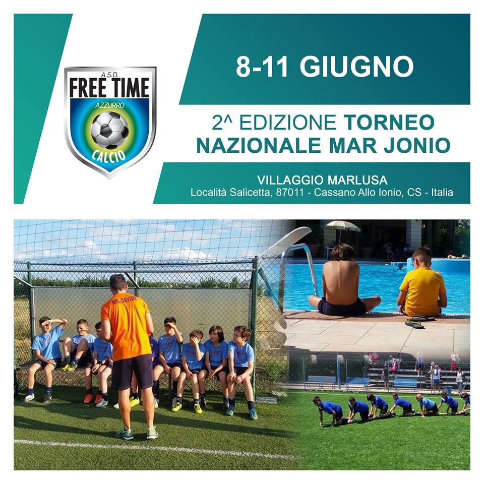 8-11 GIUGNO - 2^ Edizione Torneo Nazionale Mar Ionio